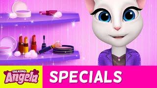 Talking Angela - One Minute Makeup Challenge 