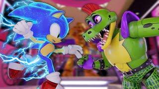 Sonic vs Monty | Sonic the Hedgehog + Five Nights at Freddy’s Security Breach Animation