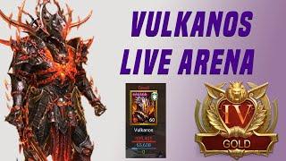 VULKANOS is INSANE | Live Arena Gold 4 Showcase | Raid Shadow Legends