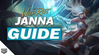 THE ULTIMATE JANNA GUIDE -  BUILD, ABILITIES, TIPS & TRICKS and MORE! - Wild Rift Guides