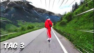 Mit 50 km/h die ALPEN runter - Best of E-Roller Tour (Tag 3)