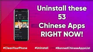 Chinese Apps to Uninstall | Chinese Apps List in INDIA 2020 | Banned Chinese Apps