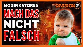 MODIFIKATOREN RICHTIG SPIELEN IN THE DIVISION 2 / Modifikatoren erklärt / The Division 2 Deutsch