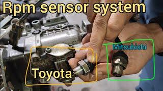 Identifying mitsubishi 4d56 and Toyota's RPM thinking / diesel pump rpm sensor system