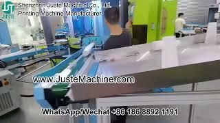 4 Color Full Automatic Screen Printer #machine #screenprinting #printingmachine #screenprinter