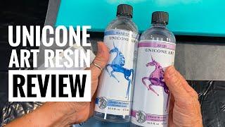 Unicone Art Resin Review - testing this brand to see how well it works for beach and creating lacing