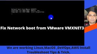 Network boot from VMware VMXNET3