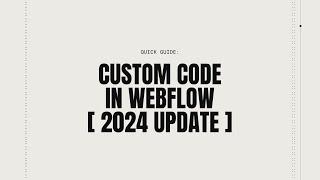 [ 2024 update ] Custom code in Webflow – CodeSandbox guide