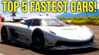 Top 5 FASTEST Cars in Forza Horizon 5! #Shorts