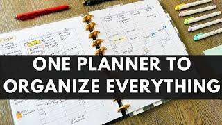 One Planner To Organize My Entire Life | Monthly Flip Through  #oneplanner #lifeorganized