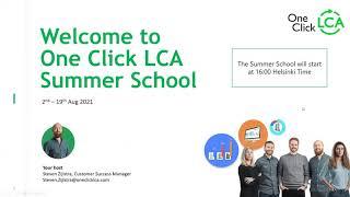 03-One Click LCA software training