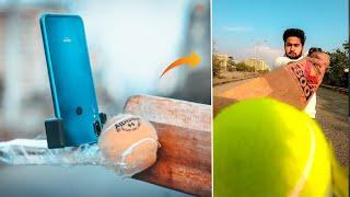 Crazy Mobile Videography Ideas With Cricket Ball  #shorts