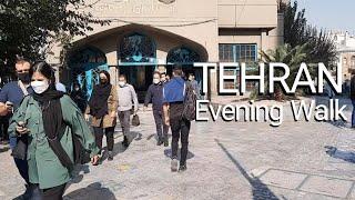 Tehran evening walk - 4k