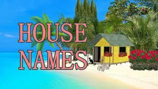 MODERN HOUSE NAMES || ENGLISH HOUSE NAMES  