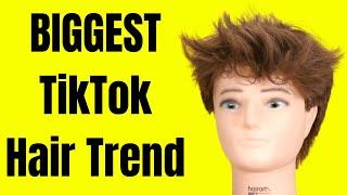 Biggest Trendy TikTok Haircut Tutorial - TheSalonGuy