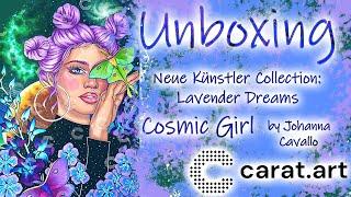 Diamond Painting Unboxing | Carat.Art | Lavender Dreams | Cosmic Girl by Johanna Cavallo