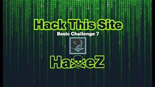 Hack This Site: Basic Web Challenges – Level 7