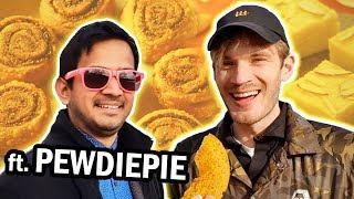 INDIAN SNACKS REVIEW  with PewDiePie 