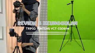 REVIEW & KEUNGGULAN TRIPOD YUNTENG VCT 5208-RM