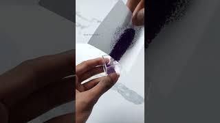 Purple  Nano tape balloon art | BTS #shorts