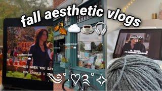 aesthetic fall vlogs | uni/school day in the life - tik tok compilation