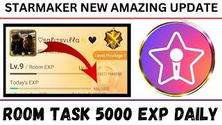 StarMaker Room Task 5000 ऐसे होगा पूरा Full Details || New Trick Party Room Task Completed 10000 Exp