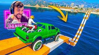 CARRERA COOPERATIVA! EL PUENTE MAS PELIGROSO DEL MUNDO! - GTA 5 ONLINE