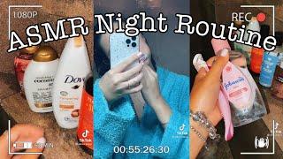 ASMR night routines || tiktok compilation