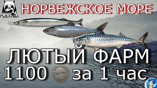 НОРВЕЖСКОЕ МОРЕ1100 СЕРЫ ЗА 1 ЧАСРусская Рыбалка 4(РР4)