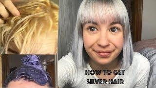 HOW TO GET SILVER HAIR AT HOME