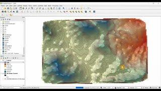 QGIS 3.14 Tutorial ।। Create contour and DEM ।। Google Earth ।। Geospatial Information Hub