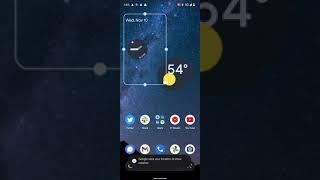 Pixel 6 Android 12 Weather Widget #howto #pixel6 #pixel6pro #android12 #weather #widget #shorts