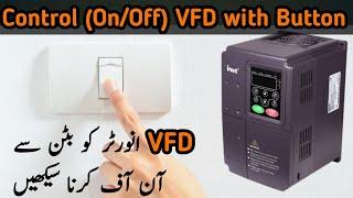 How to connect button with VFD inverter