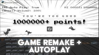 I Beat 1 MILLION POINTS in Dinosaur Game (with cheats)