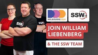 Meet us at DDD Melbourne 2024 | Join William Liebenberg and the SSW team