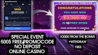 Unlock Your $500 Casino Bonus Now – No Deposit + X3000 Free Spins!