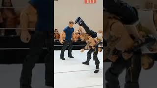 Jeff Hardy does sunset flip to Chris Jericho