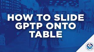 How to Slide GPTP onto Table // Gauged Porcelain Tile/Panels (GPTP) // NTCA