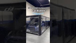 Car Bubble Protects INSANELY FAST R35 Gtr #carcapsule #carbubble