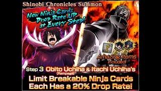 Obito Uchiha (rampage) / itachi Uchiha summon | 1400 Shinobite | nxb-nv