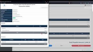 Computer Repair Shop Management System in PHP DEMO