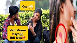 Love Bite Prank On My Boyfriend !! Gone Emotional || Breakup Prank !! Simran Manchanda