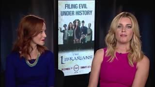 Rebecca Romijn  Lindy Booth (The Librarians) on Sidewalks Entertainment