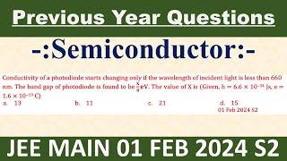 Conductivity of a photodiode starts changing only if the wavelength of incident light is less than