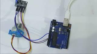 Interfacing Turbidity sensor with Arduino .