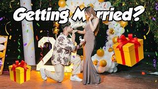 OMG!!! MARRIAGE PROPOSAL ON HER BIRTHDAY | SURPRISE FOR HER | SHE SAID YES !