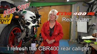 CBR400 Rear calliper service