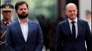  EN VIVO | OLAF SCHOLZ de Alemania y GABRIEL BORIC de Chile hablan con los periodistas