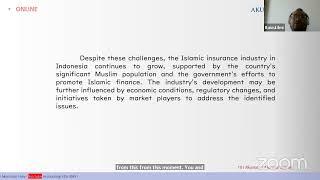 Accounting for Islamic Insurance- M. Bahrul Ilmi, SE., ME.Sy., Ph.D