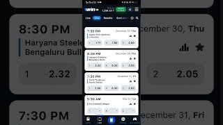 1Win app  me betting kaise kre